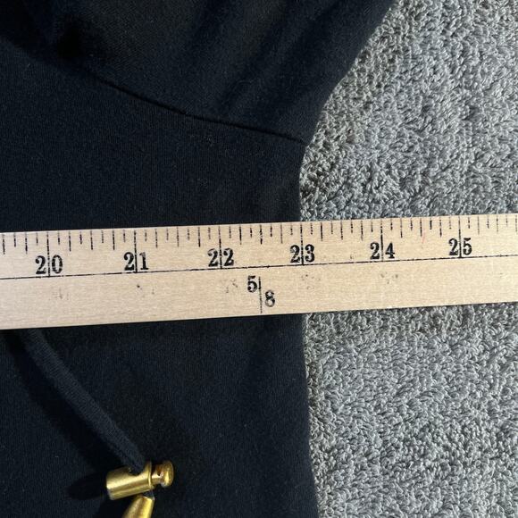 Weekends By Chico's Jacket Womens 2 Large Black Full Zip Cinched Waist Travel - Picture 8 of 8